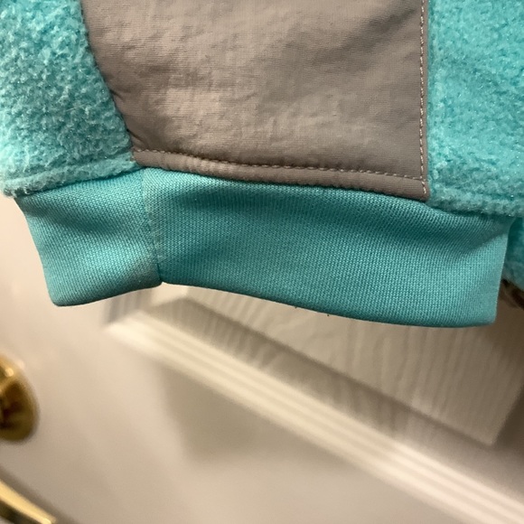 THE NORTH FACE FLEECE/NYLON JACKET w/ ARM PADS /ZIP POCKETS:SZ L (14-16) GIRLS - Picture 6 of 9